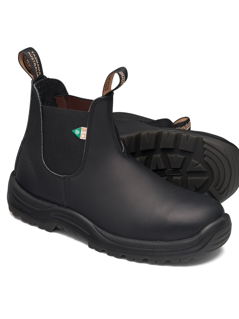 Blundstone Work & Safety #163 Chelsea Leather Boots- Black AU4 / US7